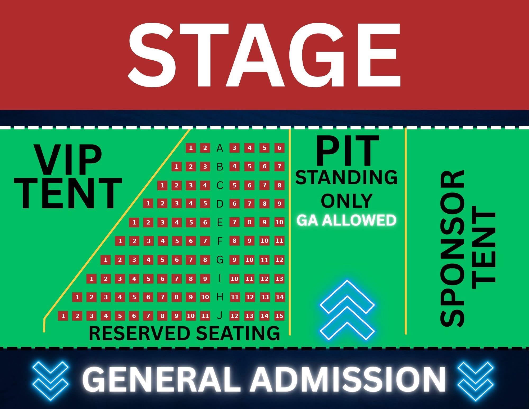3-Day Reserved Seating